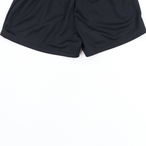 NOS 80s  Athletic Soccer Shorts Black Adult Large - Picture 7 of 7